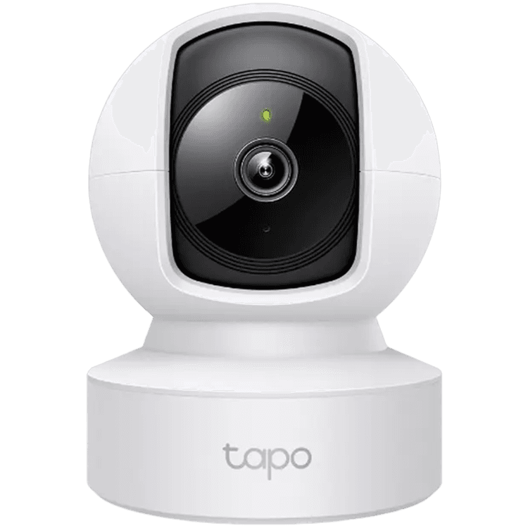 TP-Link Tapo C212 Pan/Tilt Home Security Wi-Fi Camera, 2K (2304x1296), 2.4 GHz, Horizontal 360º, 1 × Ethernet Port, Pan/Tilt, Smart AI Detection and Notifications (motion, people), Motion Tracking, Sound and Light Alarm, Remote Control, Two-Way Aud