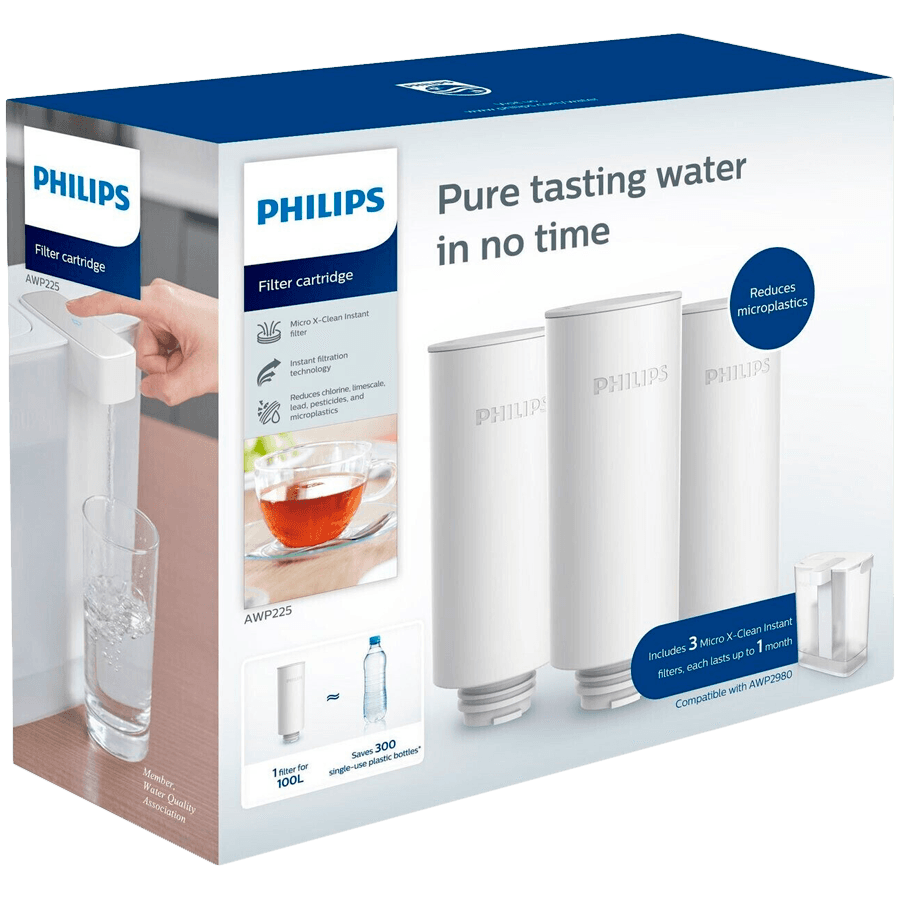 PHILIPS Filter uložak AWP225/31 Micro X-Clean Instant, 100 l, 3 kom, za AWP2980WH