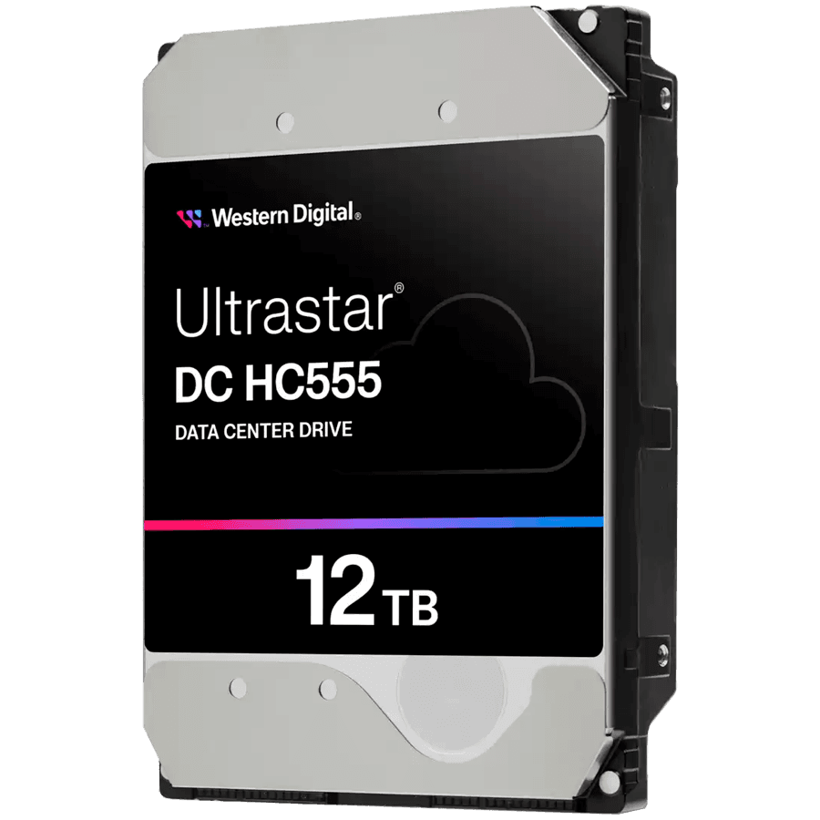 HDD Server WD Ultrastar DC HC555 12TB 512e SE, 3.5", 512MB, 7200 RPM, SATA, NP3, SKU: 0B48720