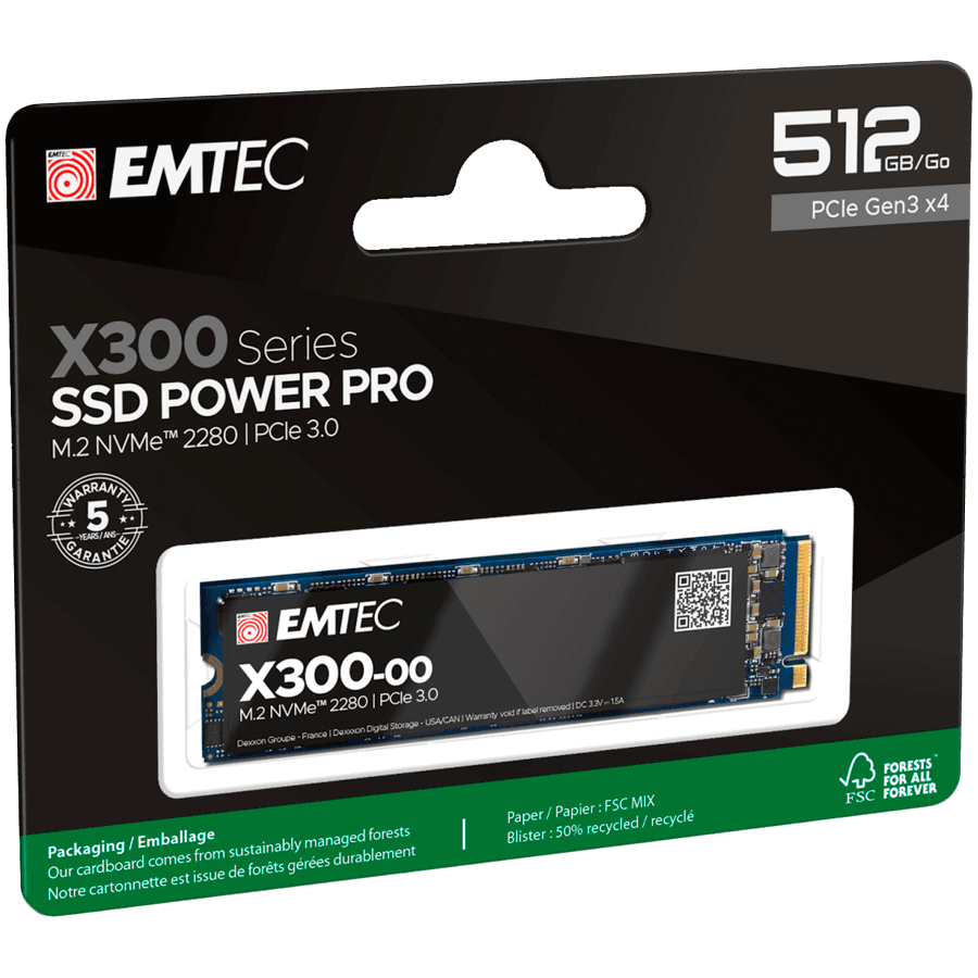 Emtec X300 M2 SSD Power Pro 512GB