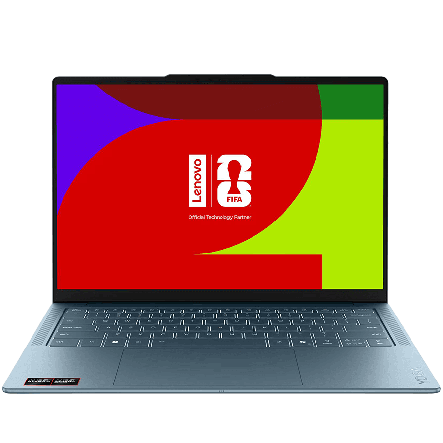 LENOVO YOGA 7 14AGP11 14" OLED TOUCH, AMD Ryzen AI 5 435, 16GB DDR5, 512GB SSD, USB A, 2x USB C, HDMI, WiFi 7, BT5.4, No Adapter, BH Backlit Kyb, 70Wh, No OS, Tidal Teal, 3Yr