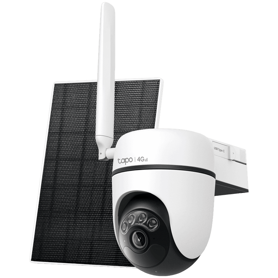 TP-Link Tapo C615G KIT Solar-Powered Pan/Tilt Security Camera Kit, 2K 3MP(2304x1296), 2.4 GHz, 10400mAh rechargeable lithium-ion battery, Solar panel (5.2V, 2.5W), Pan/Tilt, Non-Stop Power, Smart Detection and Notifications (motion, people, cars)