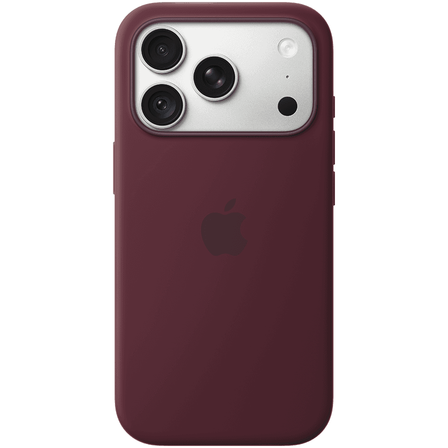 iPhone 18 Pro Silicone Case with MagSafe - Burgundy, Model A3701