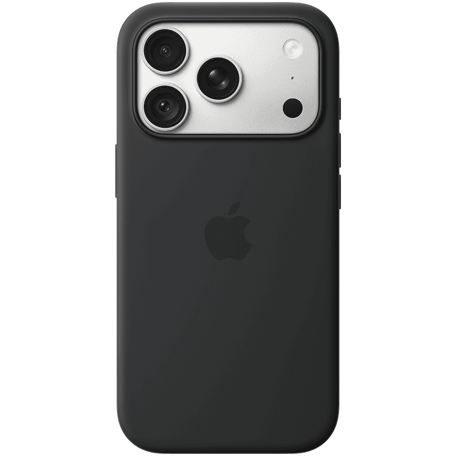 iPhone 18 Pro Silicone Case with MagSafe - Black, Model A3701